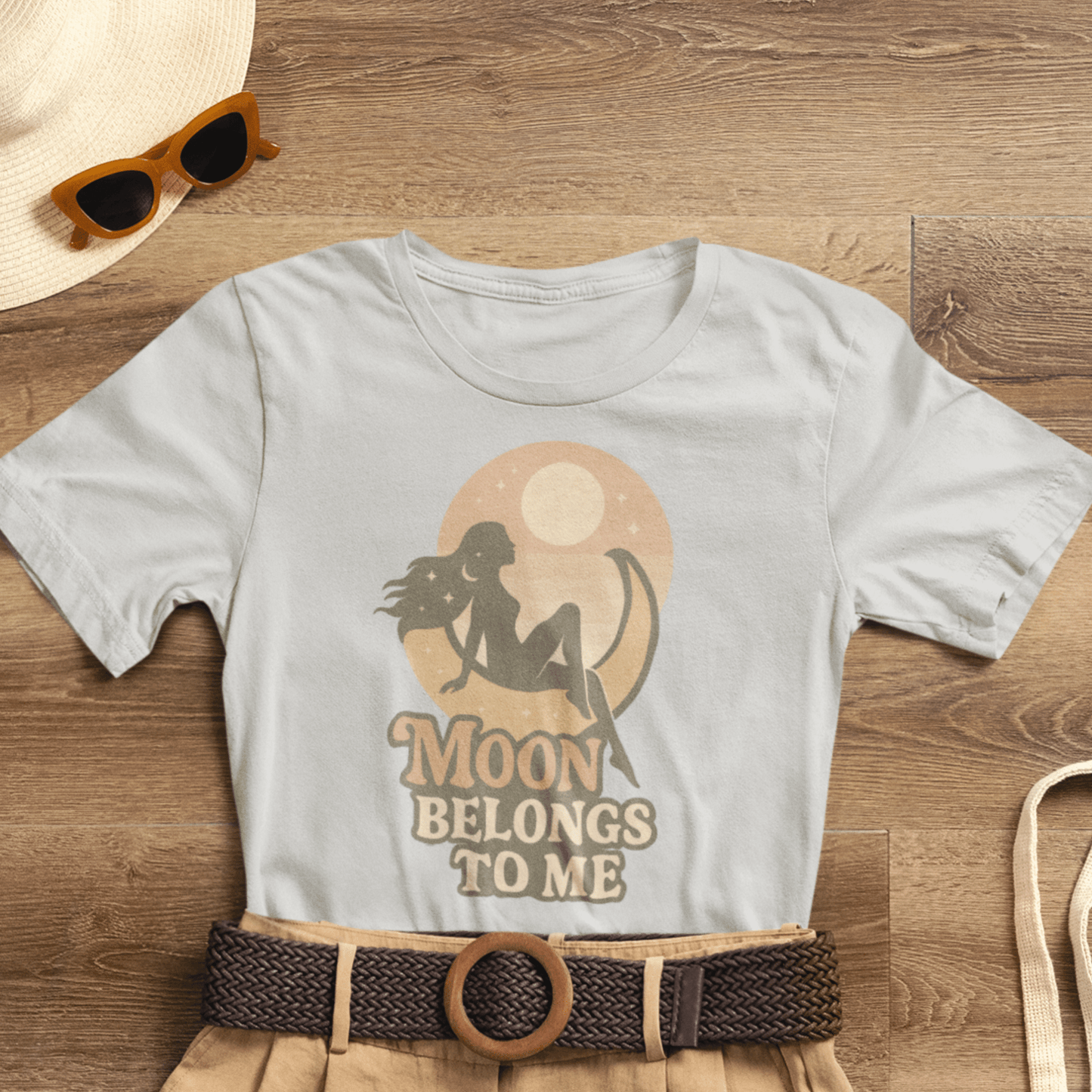 Moon Belongs to Me Shirt – Retro Moon Graphic Tee - Spirit Stitch