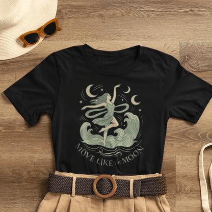 Move Like the Moon Shirt | Lunar Flow Tee | Celestial Feminine Energy Top | Gentle Rebels Collection - Spirit Stitch