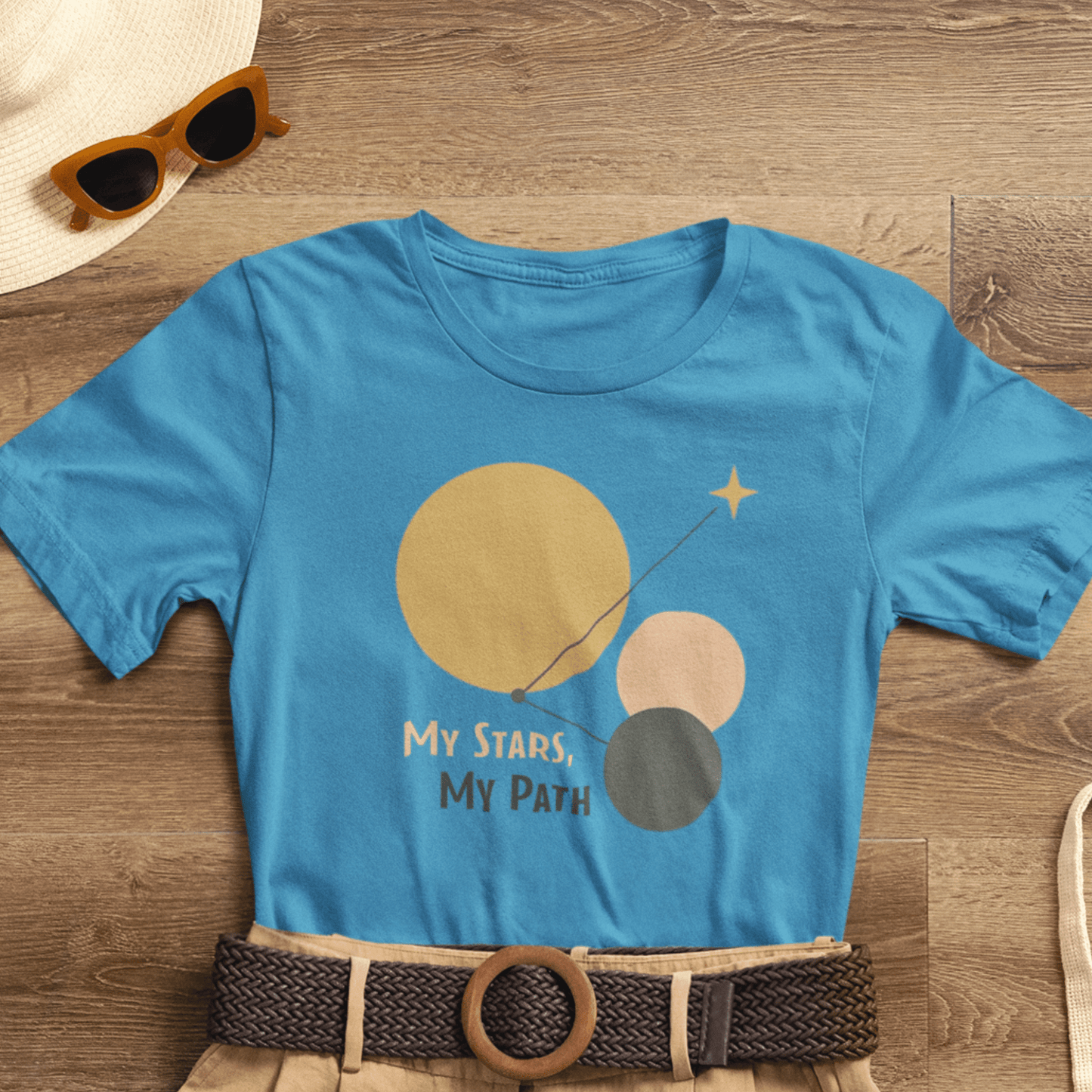 My Stars My Path Shirt | Self - Healing Celestial Tee | Cosmic Self - Love Top | Spirit Stitch Collection - Spirit Stitch
