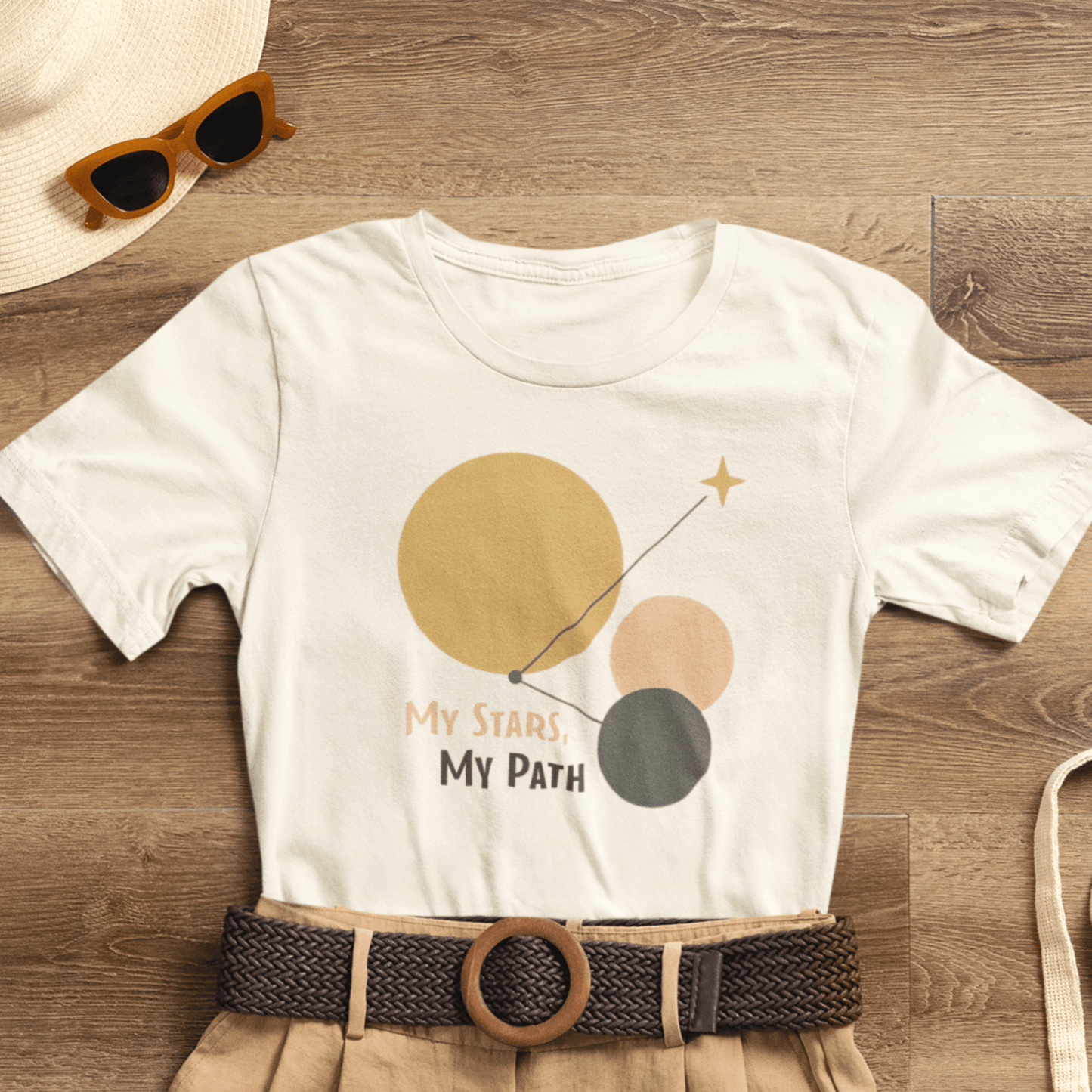 My Stars My Path Shirt | Self - Healing Celestial Tee | Cosmic Self - Love Top | Spirit Stitch Collection - Spirit Stitch