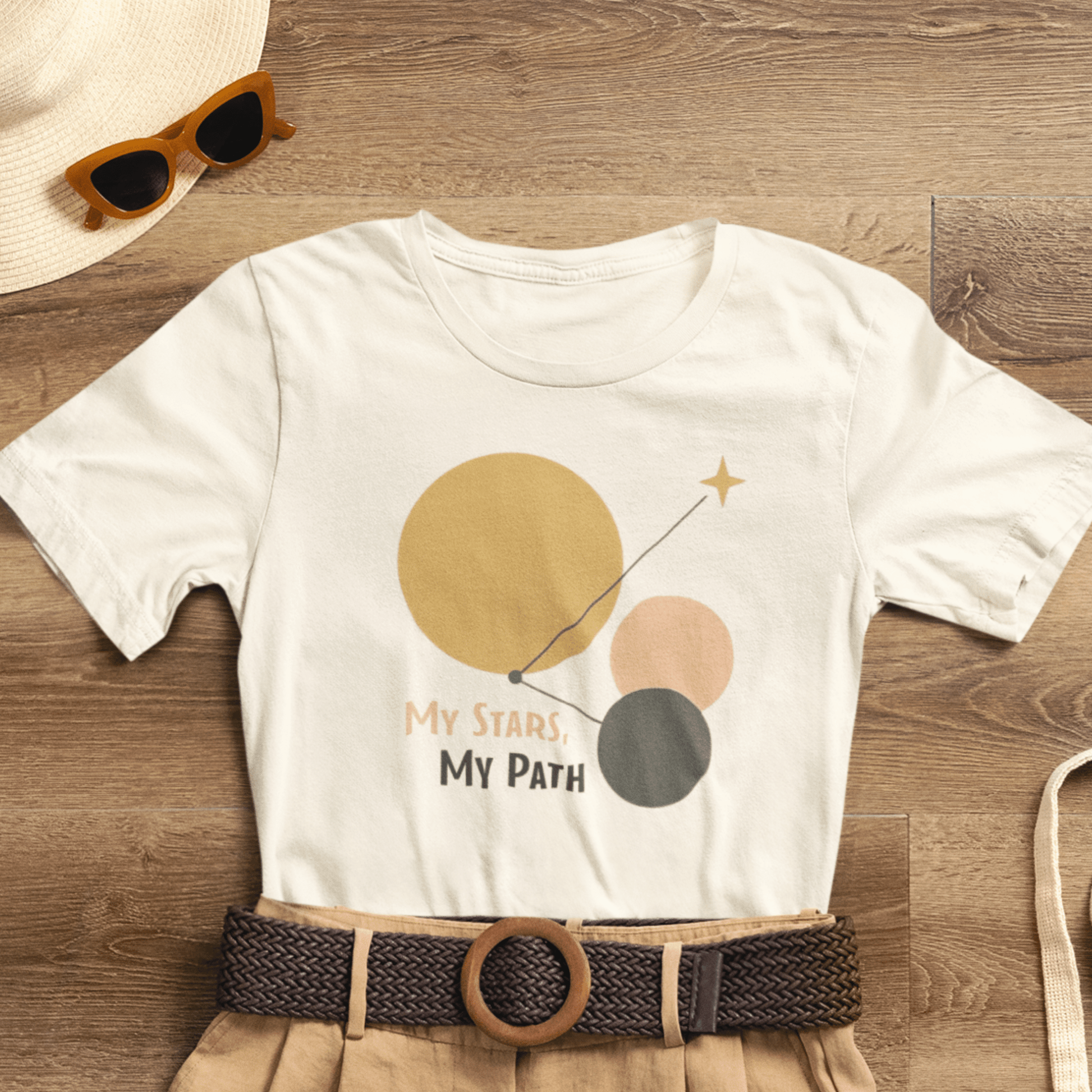 My Stars My Path Shirt | Self - Healing Celestial Tee | Cosmic Self - Love Top | Spirit Stitch Collection - Spirit Stitch