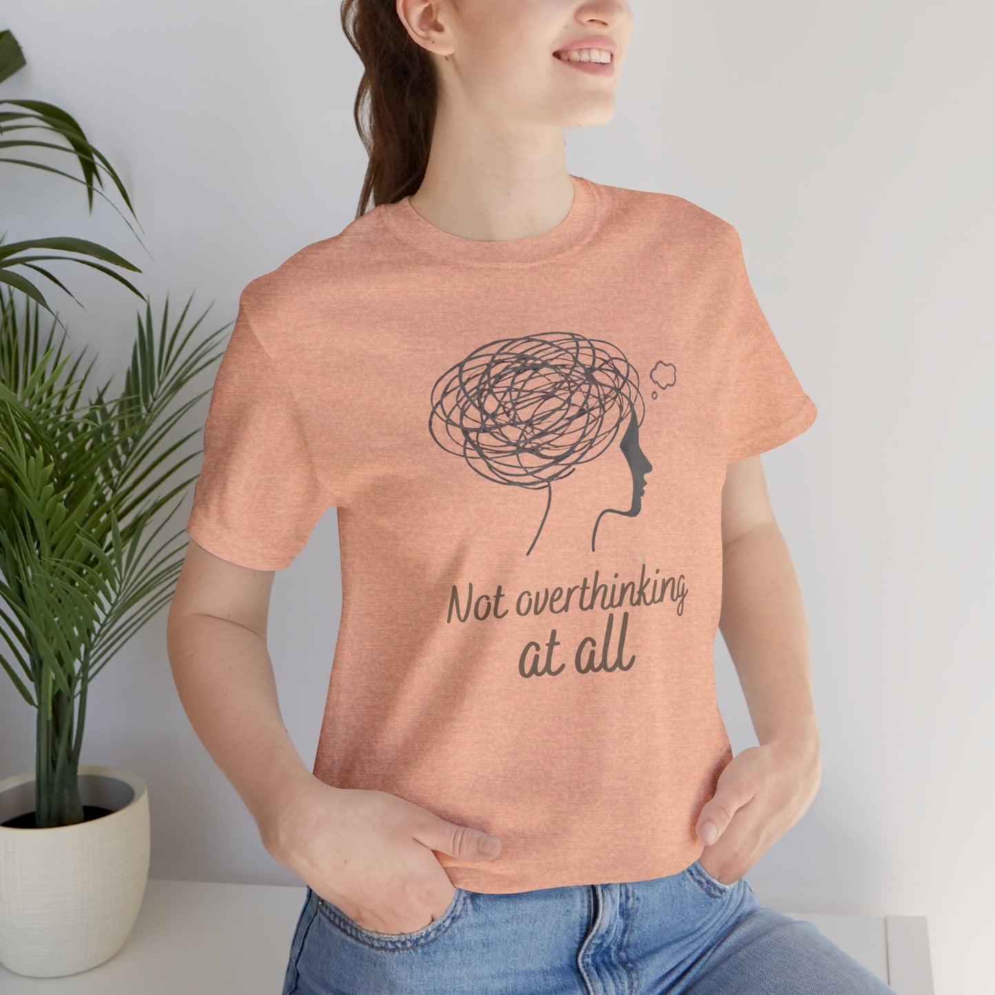 Not Overthinking At All T-Shirt – Funny Mental Health Graphic Tee | Unisex Comfort Wear - Spirit Stitch