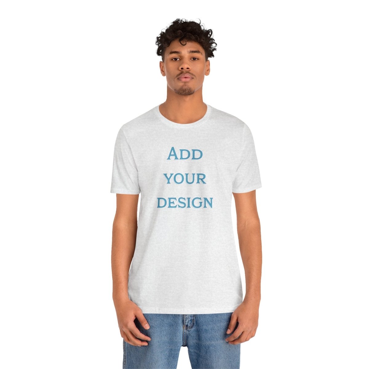 Printify Oracle Custom Stitch T-Shirt featuring a unique aura design with colorful, intricate stitch artwork on soft fabric.