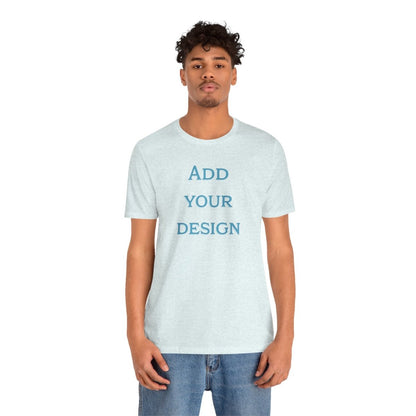 Oracle Custom Stitch T-Shirt by Printify featuring a unique aura design in vibrant colors on a comfortable cotton fabric.