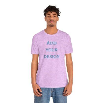 Oracle Custom Stitch Tee by Printify featuring a unique aura design, shown on a casual cotton T-shirt.