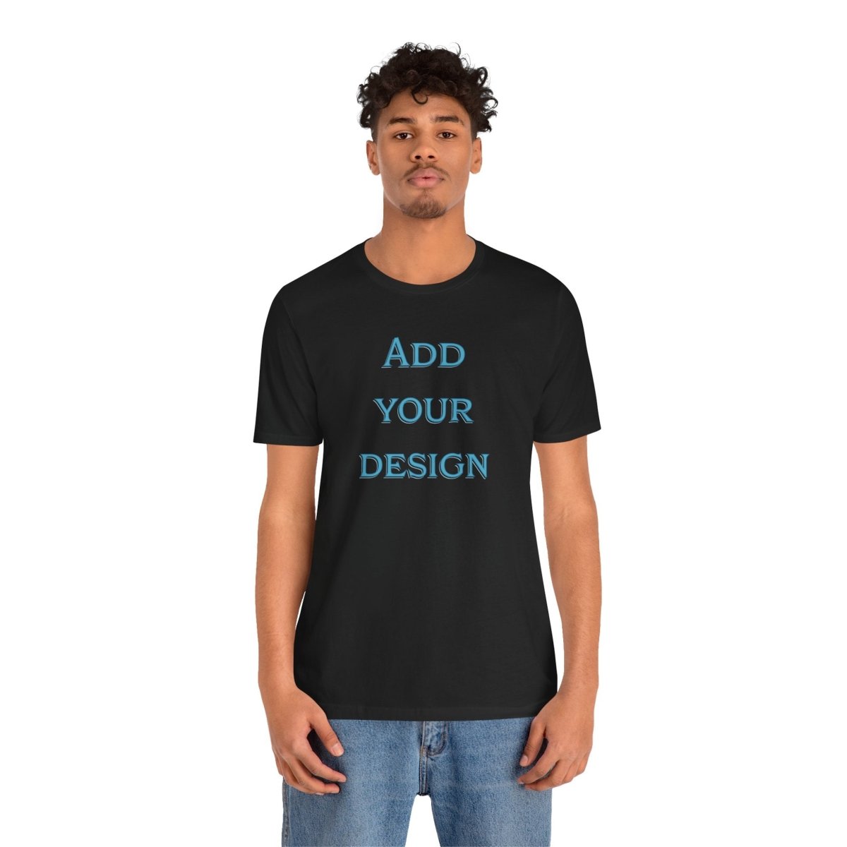 Oracle Custom Stitch Tee by Printify featuring a unique aura design on a casual cotton T-shirt.