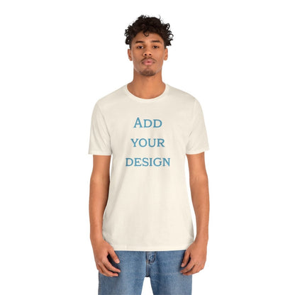 Oracle Custom Stitch T-Shirt by Printify featuring a unique aura design in vibrant colors.