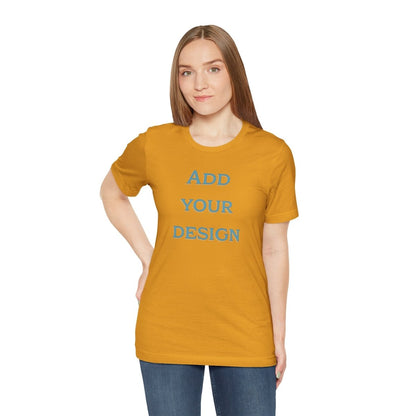 Oracle Custom Stitch T-Shirt by Printify featuring a unique aura design in vibrant colors on a comfortable cotton tee.