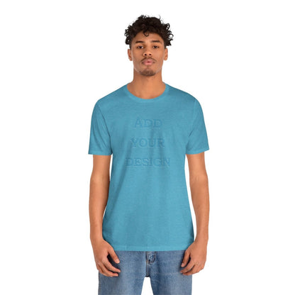 Printify Oracle Custom Stitch Tee featuring a unique aura design, showcasing a vibrant, artistic T-shirt with intricate stitching details.