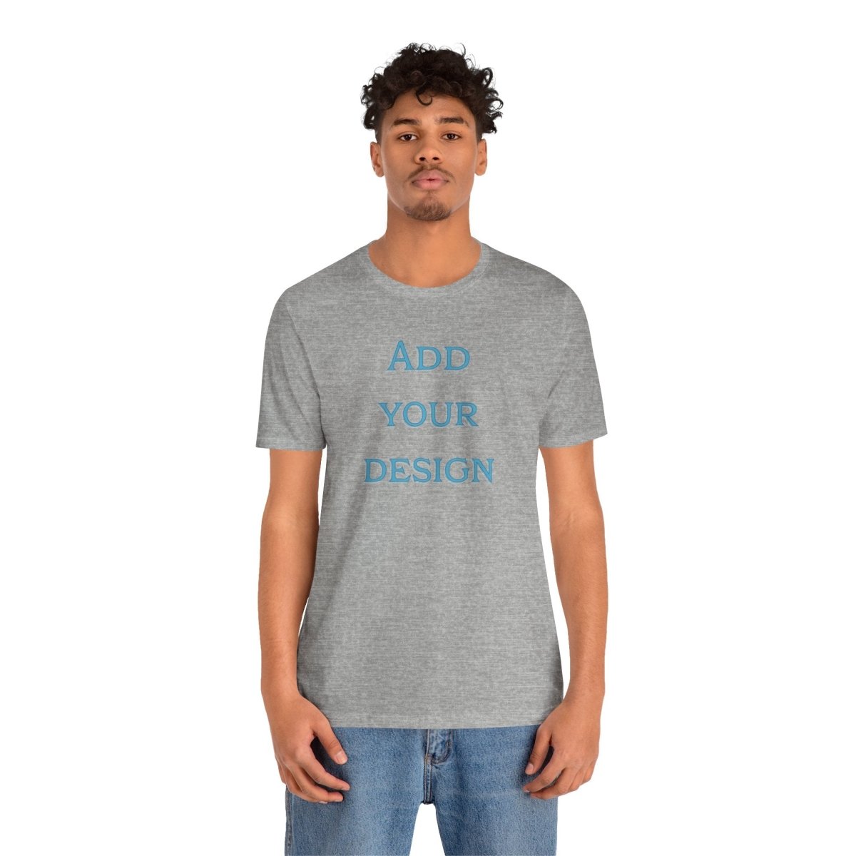 Oracle Custom Stitch Tee by Printify featuring a unique aura-inspired design on a casual T-shirt.