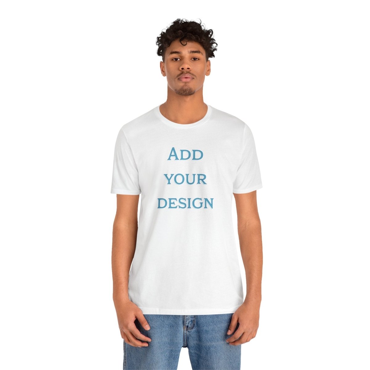 Printify Oracle Custom Stitch Tee featuring a vibrant, unique aura design on a comfortable T-shirt.