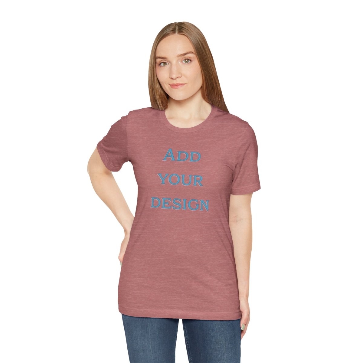 Oracle Custom Stitch Tee by Printify, a stylish T-shirt featuring a unique aura design with vibrant colors and detailed stitching.