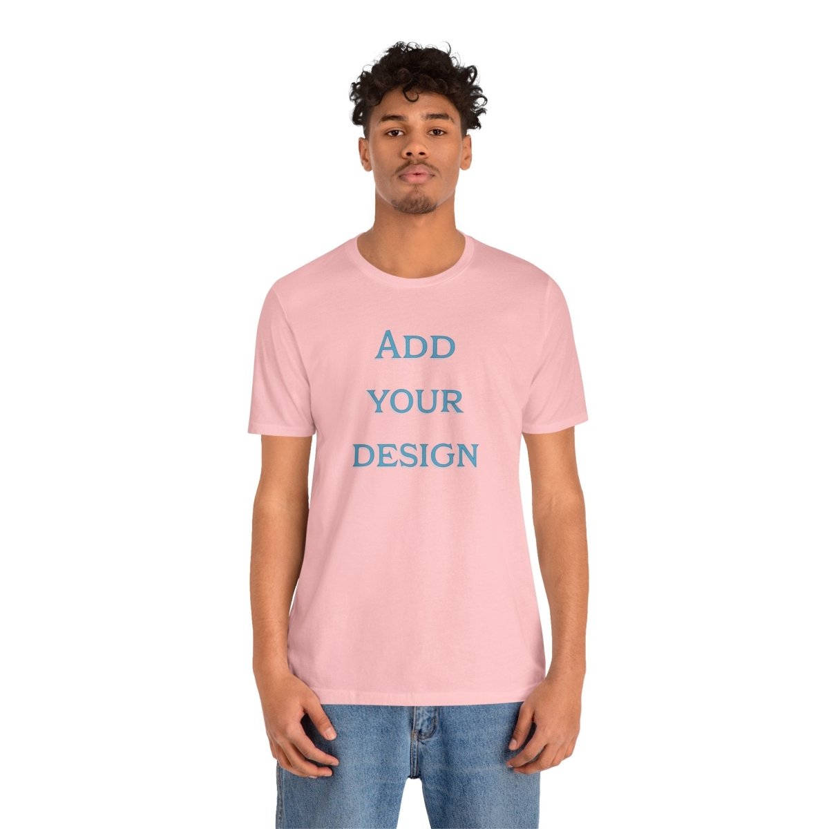 Printify Oracle Custom Stitch Tee featuring a unique aura design, showcasing a comfortable cotton T-shirt with vibrant print.