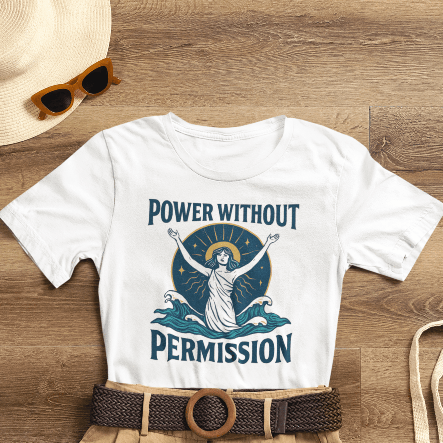 Power Without Permission Shirt – Feminist Activist Graphic Tee for Women’s Empowerment - Spirit Stitch