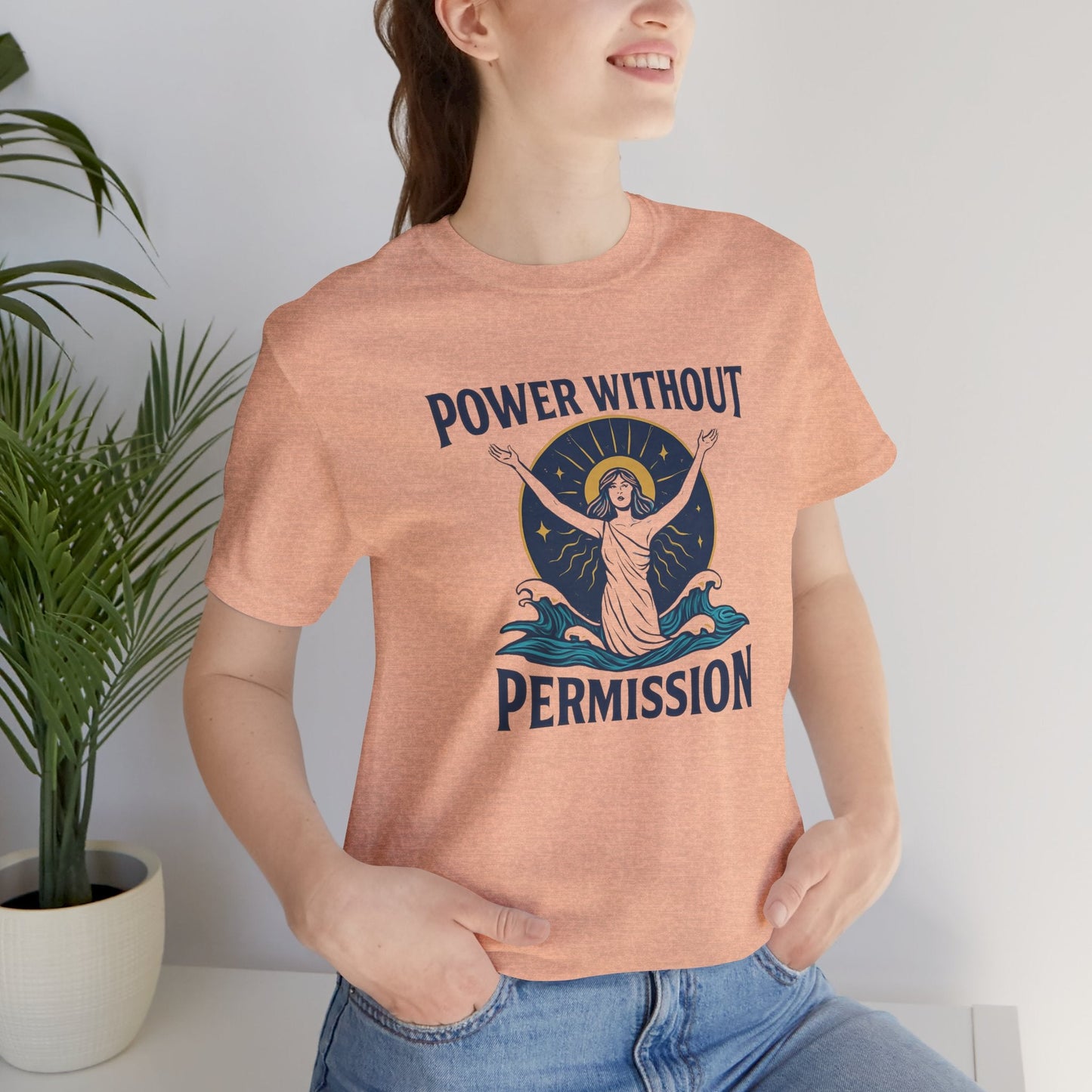 Power Without Permission Shirt – Feminist Activist Graphic Tee for Women’s Empowerment - Spirit Stitch