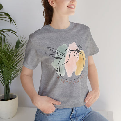 Protect Your Energy Shirt | Gentle Boundaries Tee | Minimalist Dove Design | Soft Empowerment Top - Spirit Stitch