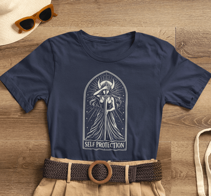 Protect Your Peace - Feminine Strength Statement Shirt - Spirit Stitch