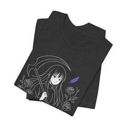 Protector of My Own Night – Goth Anime Moon Guardian T-Shirt - Spirit Stitch