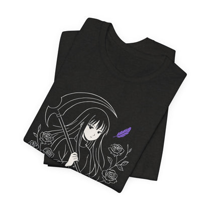 Protector of My Own Night – Goth Anime Moon Guardian T-Shirt - Spirit Stitch