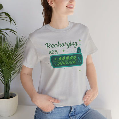 Recharging Mode – 80% Nature Battery Tee - Spirit Stitch