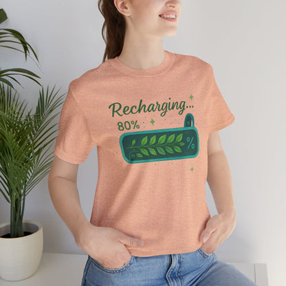 Recharging Mode – 80% Nature Battery Tee - Spirit Stitch