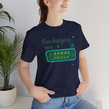 Recharging Mode – 80% Nature Battery Tee - Spirit Stitch
