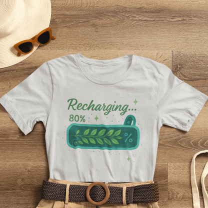 Recharging Mode – 80% Nature Battery Tee - Spirit Stitch