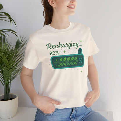 Recharging Mode – 80% Nature Battery Tee - Spirit Stitch