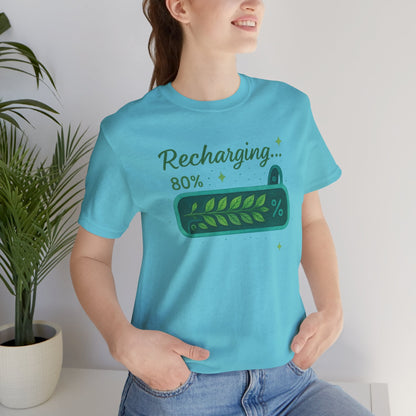 Recharging Mode – 80% Nature Battery Tee - Spirit Stitch