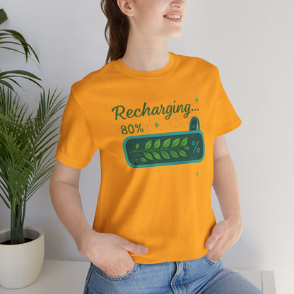 Recharging Mode – 80% Nature Battery Tee - Spirit Stitch