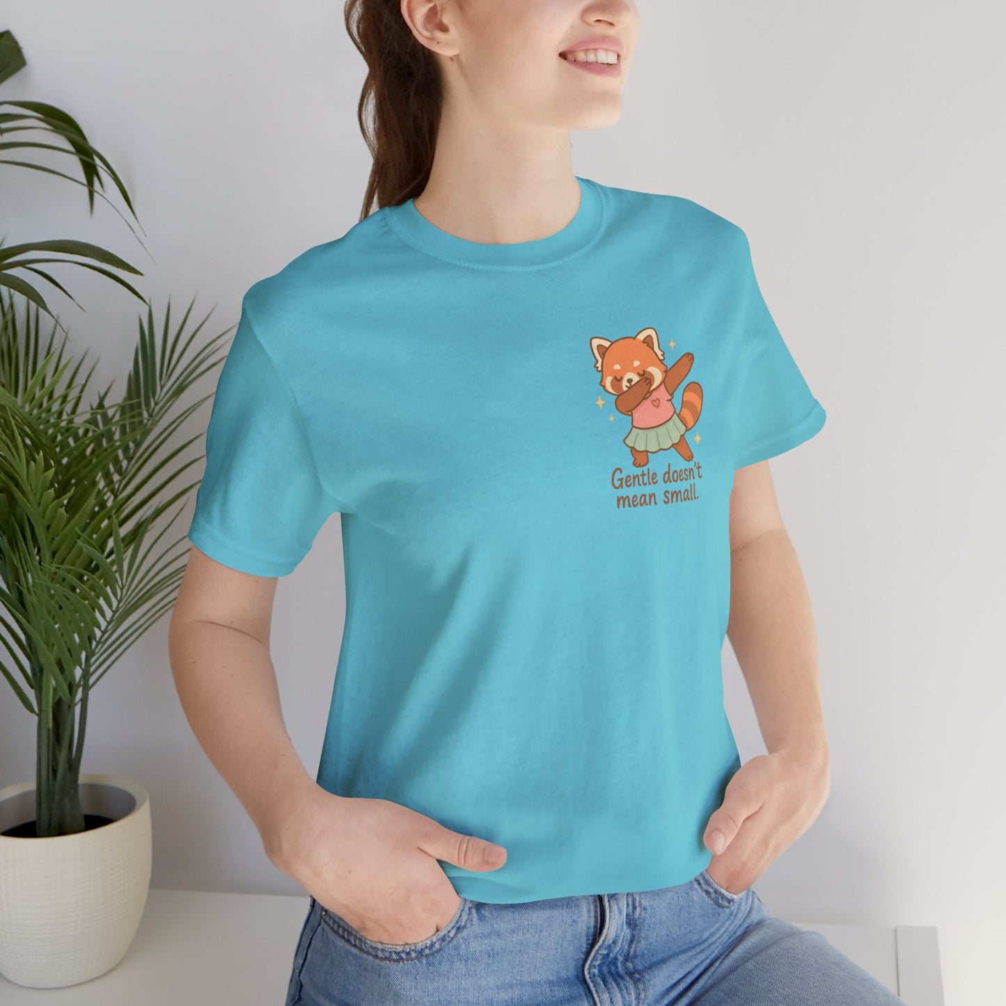Red Panda Affirmation T-Shirt – From the Mess I Make Magic | Positive Quote Tee | Cute Animal Graphic | Mental Health Support Gift - Spirit Stitch