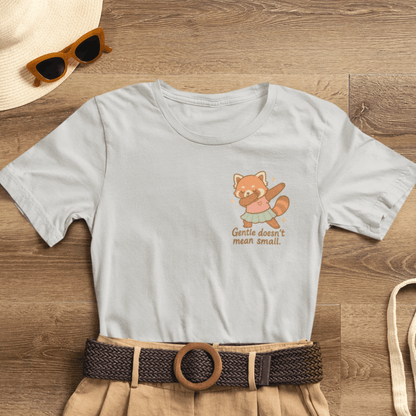 Red Panda Affirmation T-Shirt – From the Mess I Make Magic | Positive Quote Tee | Cute Animal Graphic | Mental Health Support Gift - Spirit Stitch