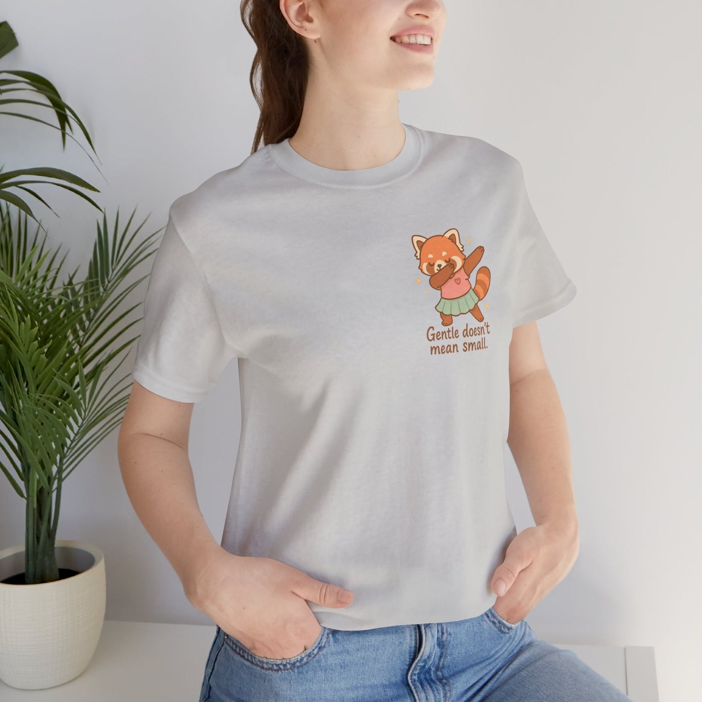 Red Panda Affirmation T-Shirt – From the Mess I Make Magic | Positive Quote Tee | Cute Animal Graphic | Mental Health Support Gift - Spirit Stitch