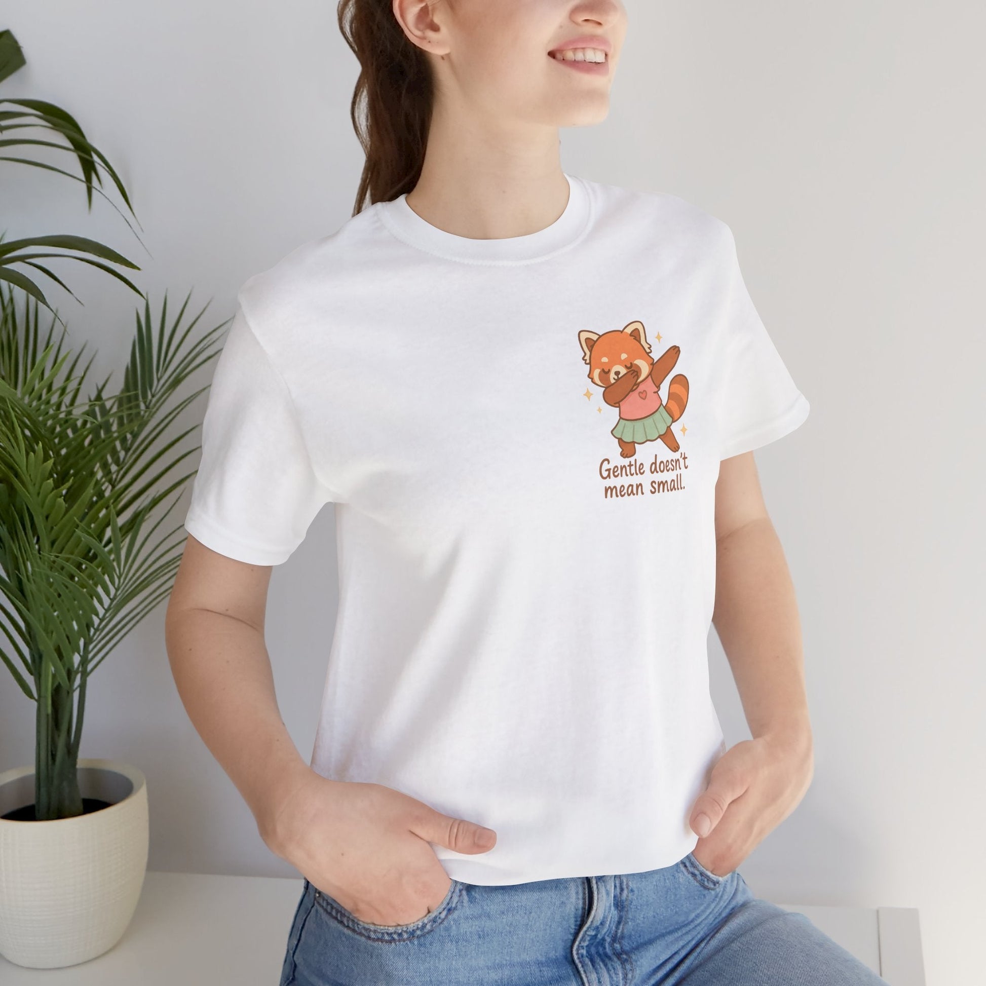 Red Panda Affirmation T-Shirt – From the Mess I Make Magic | Positive Quote Tee | Cute Animal Graphic | Mental Health Support Gift - Spirit Stitch