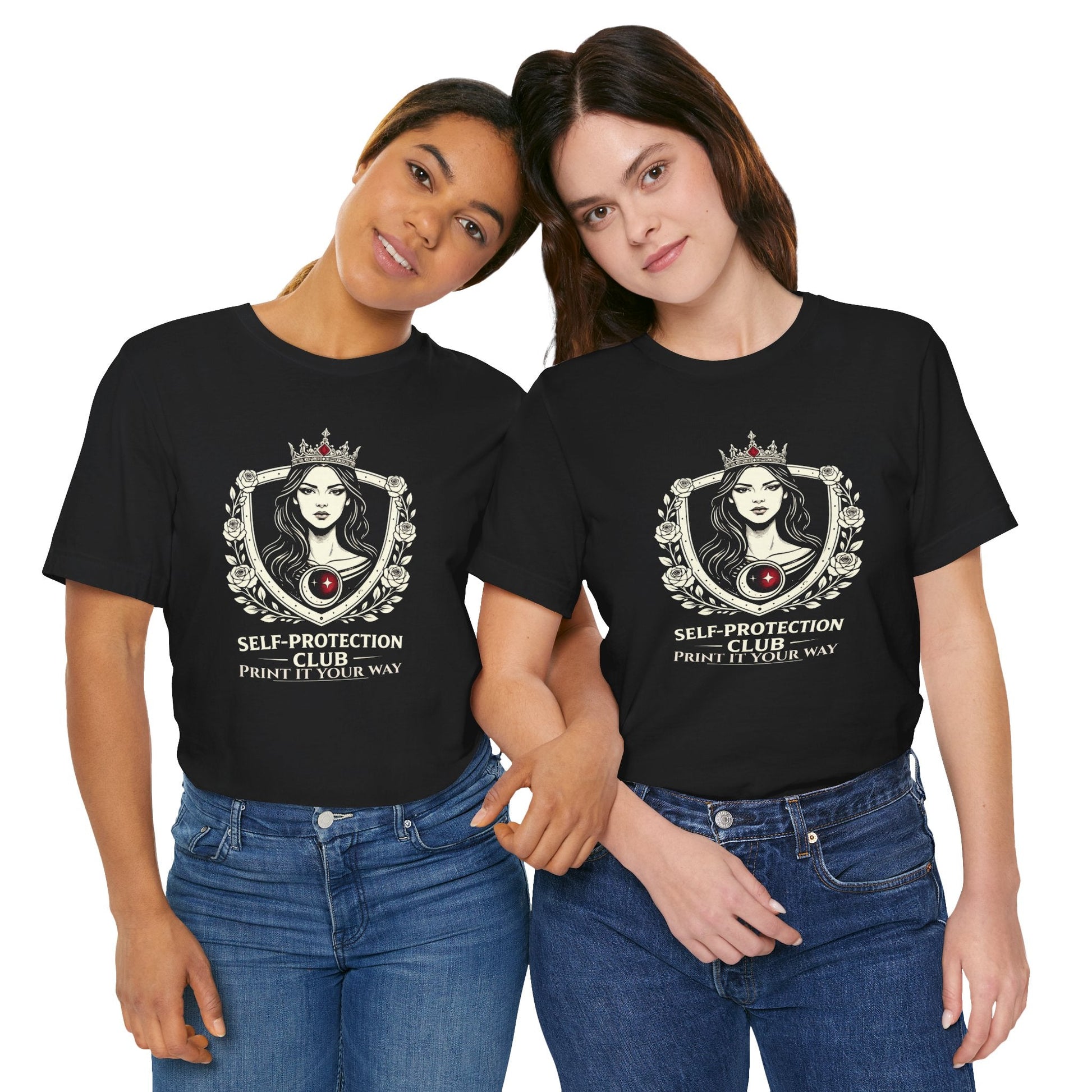 Ruby Guardian Self - Protection Club Shirt – Personalized Matching Women’s Empowerment Tee - Spirit Stitch