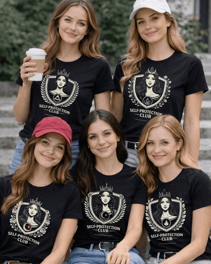 Self - Protection Club Trio – Ruby, Sapphire & Emerald Set of 3 Empowerment Tees - Spirit Stitch