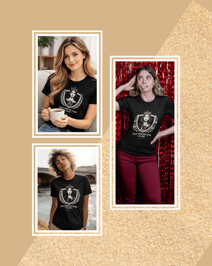 Self - Protection Club Trio – Ruby, Sapphire & Emerald Set of 3 Empowerment Tees - Spirit Stitch