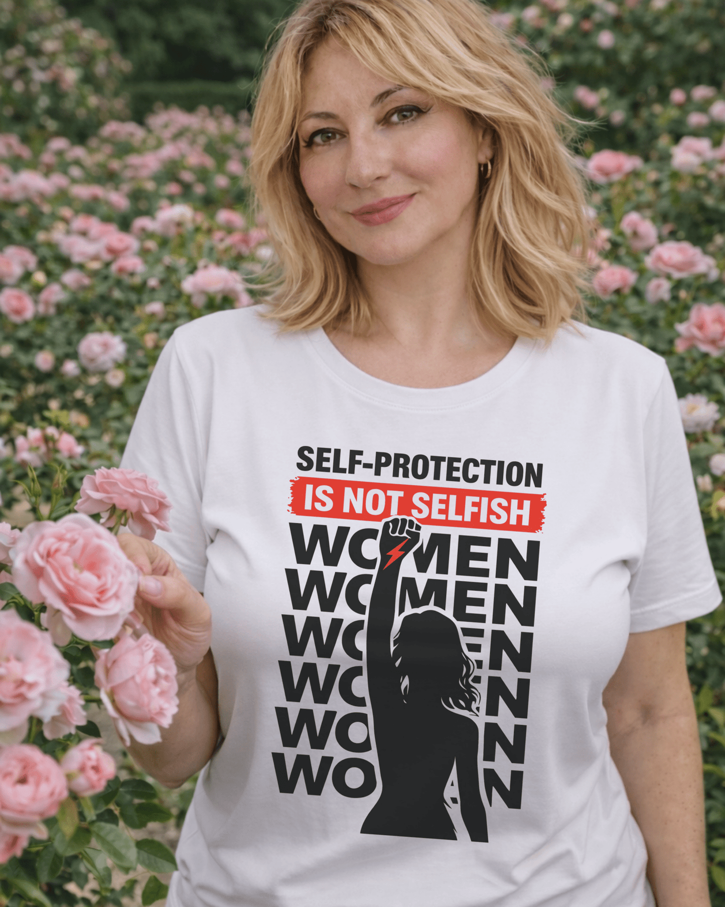 Self - Protection Is Not Selfish T-Shirt - Bold Empowerment Graphic Shirt - Spirit Stitch