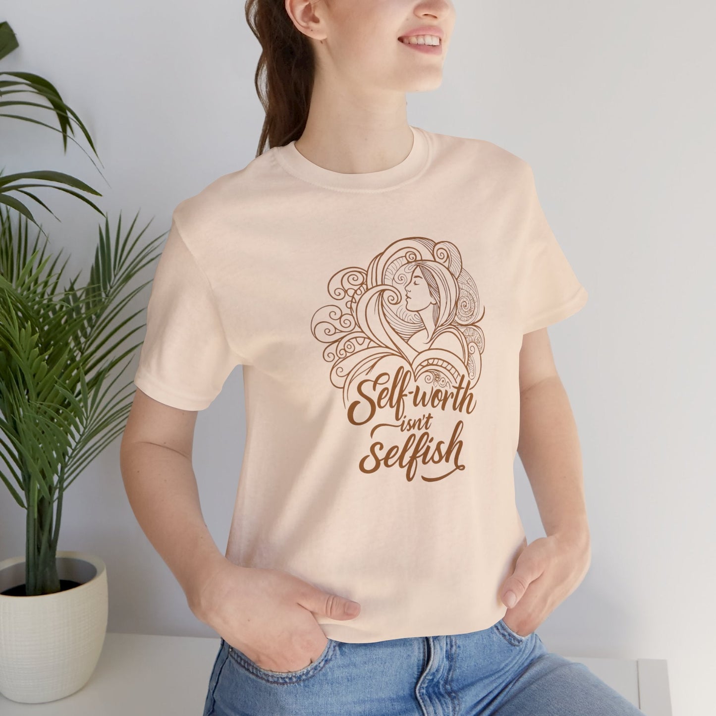 Self - Worth Isn’t Selfish T-Shirt – Empowerment Graphic Tee - Spirit Stitch