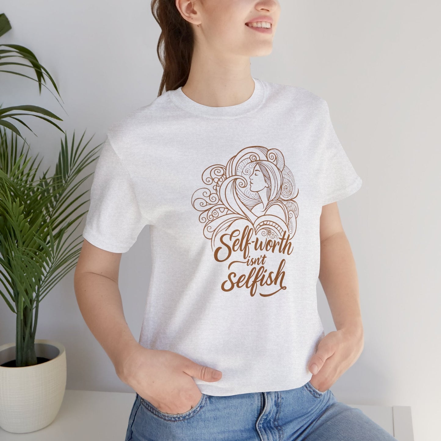 Self - Worth Isn’t Selfish T-Shirt – Empowerment Graphic Tee - Spirit Stitch