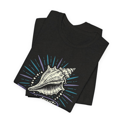 Soft Doesn’t Mean Weak Shirt | Seashell Empowerment Tee | Ocean Calm Strength Top | Gentle Rebels Collection - Spirit Stitch