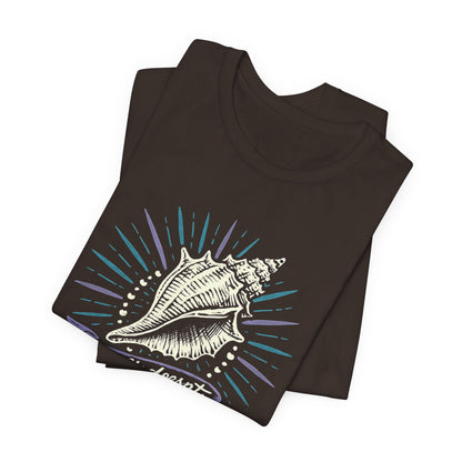 Soft Doesn’t Mean Weak Shirt | Seashell Empowerment Tee | Ocean Calm Strength Top | Gentle Rebels Collection - Spirit Stitch