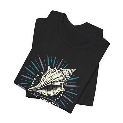 Soft Doesn’t Mean Weak Shirt | Seashell Empowerment Tee | Ocean Calm Strength Top | Gentle Rebels Collection - Spirit Stitch