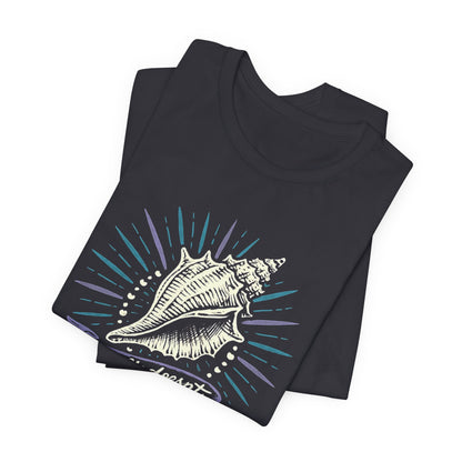 Soft Doesn’t Mean Weak Shirt | Seashell Empowerment Tee | Ocean Calm Strength Top | Gentle Rebels Collection - Spirit Stitch