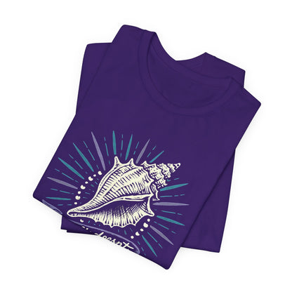 Soft Doesn’t Mean Weak Shirt | Seashell Empowerment Tee | Ocean Calm Strength Top | Gentle Rebels Collection - Spirit Stitch