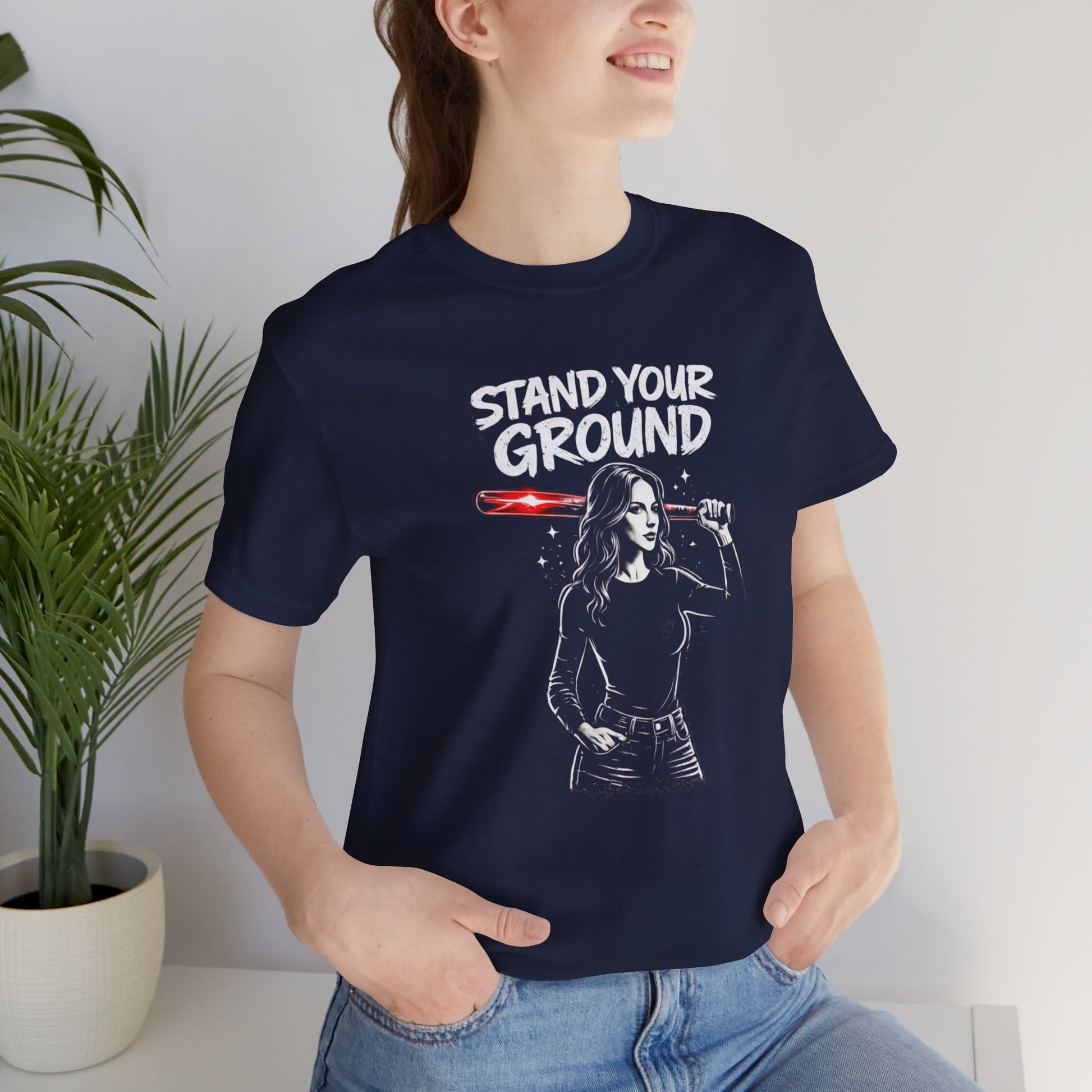 Stand Your Ground T-Shirt - Empowerment Streetwear Shirt for Women - Spirit Stitch