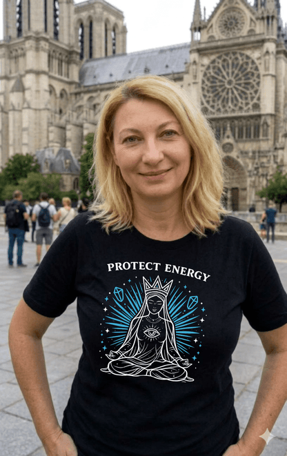 Set of three Spirit Stitch empowerment tees from The Spiritual Essence Trio, featuring inspiring designs and comfortable fabric.
