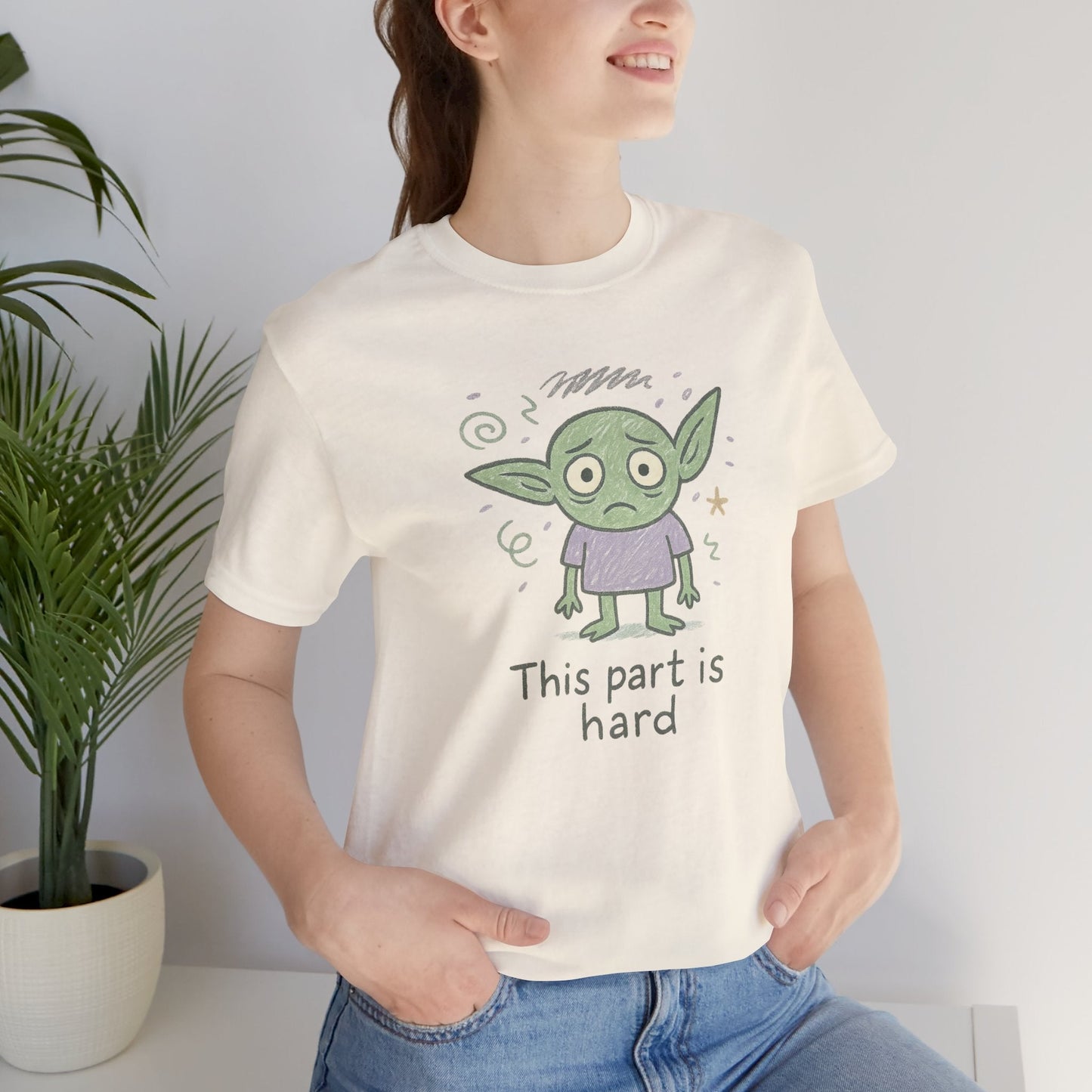 This Part Is Hard T-Shirt — Gentle Validation Comfort Tee for Tough Days - Spirit Stitch