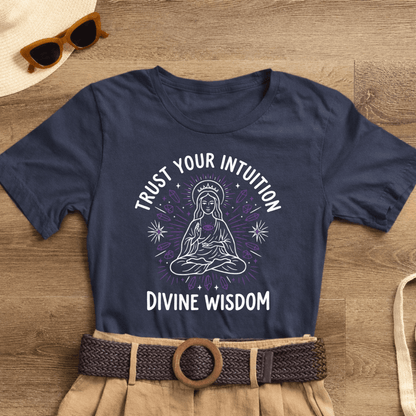 Trust Your Intuition Shirt | Divine Feminine Tee |Third Eye Meditation Graphic — Soft Tee - Spirit Stitch