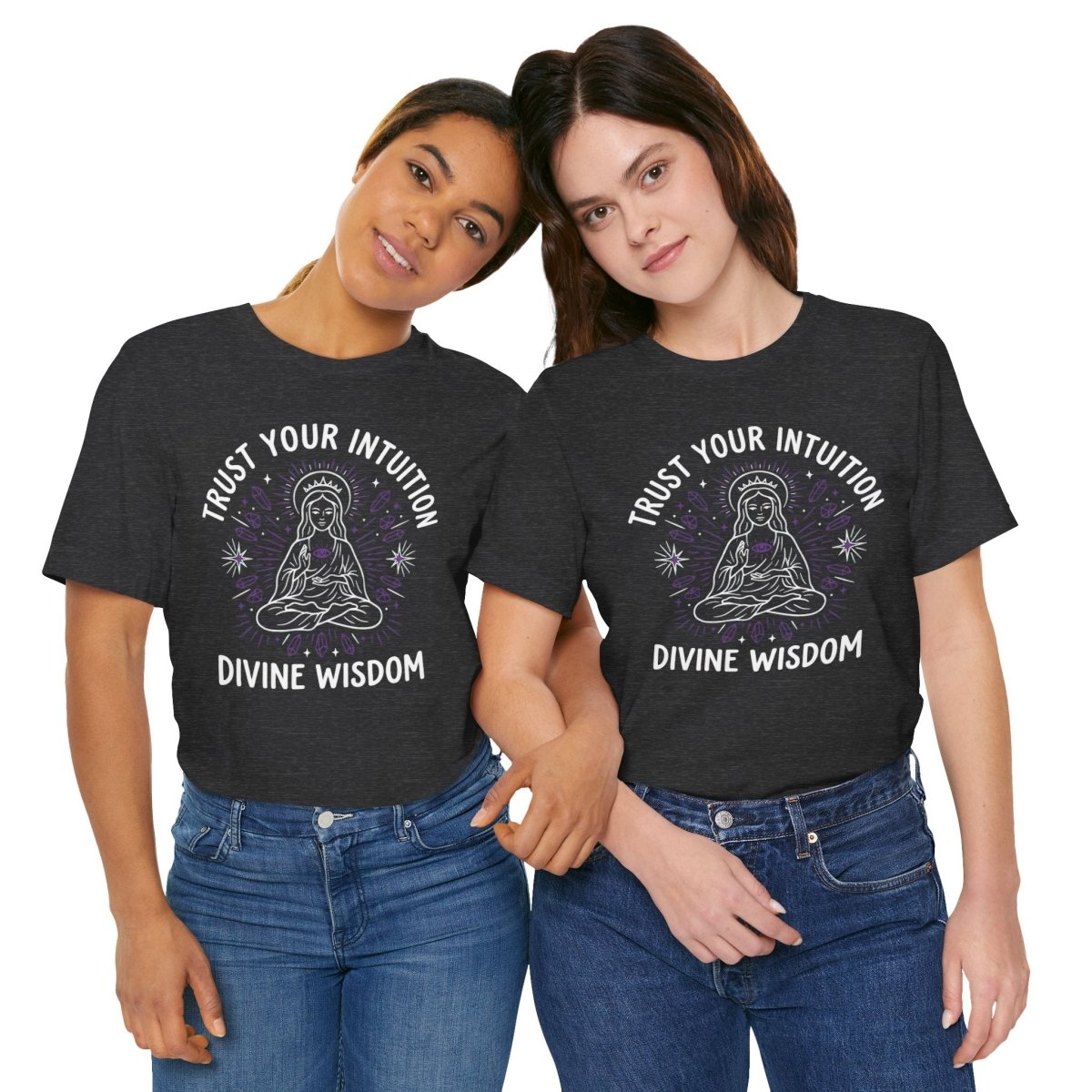 Trust Your Intuition Shirt | Divine Feminine Tee |Third Eye Meditation Graphic — Soft Tee - Spirit Stitch